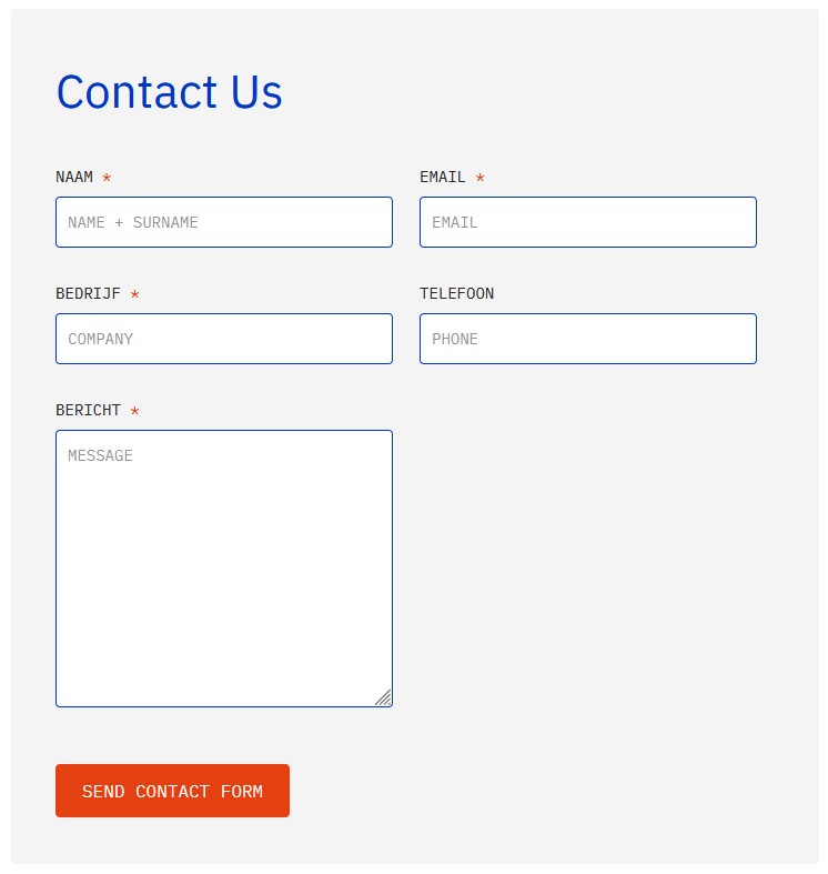 Contact Form